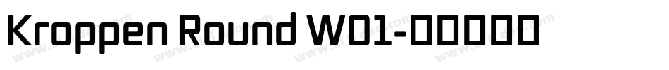 Kroppen Round W01字体转换